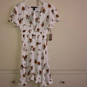 Woven dress from Forever 21 Ivory/Gold